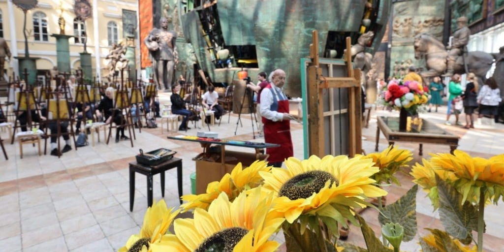 19 апреля Зураб Церетели проведет мастер-класс для подопечных фонда «ПОДСОЛНУХ»