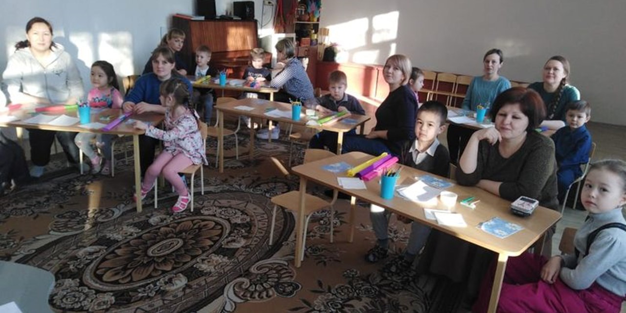 14.02.2019 Омск. ОРО-ОООИБРС провел мастер - класс в детском саду