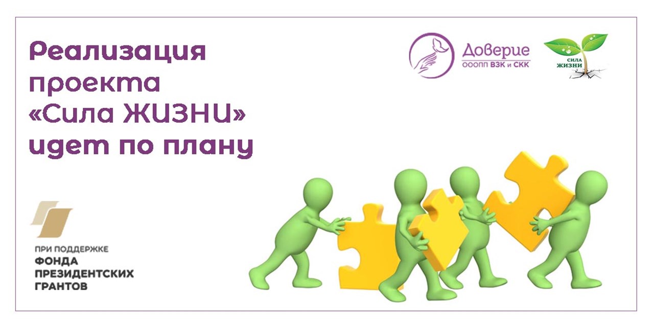 15.04.2024 Реализация проекта «Сила жизни» идет по плану