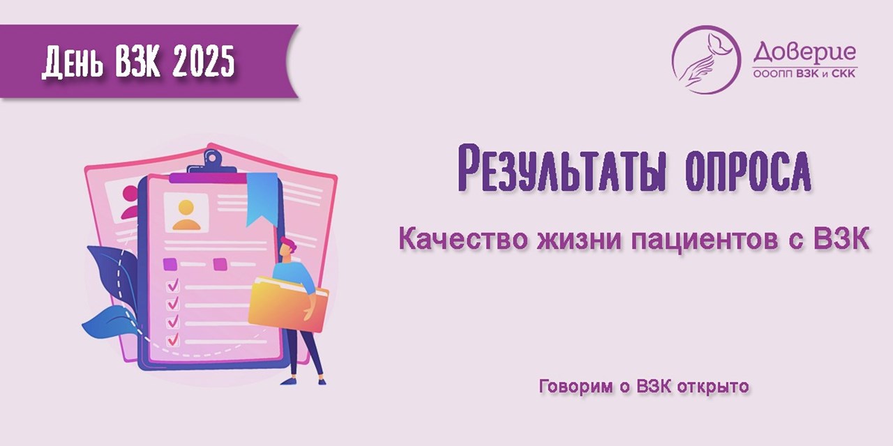 Результаты опроса пациентов. Качество жизни пациентов с ВЗК